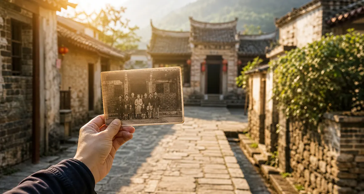 祖籍村巷与旧照片